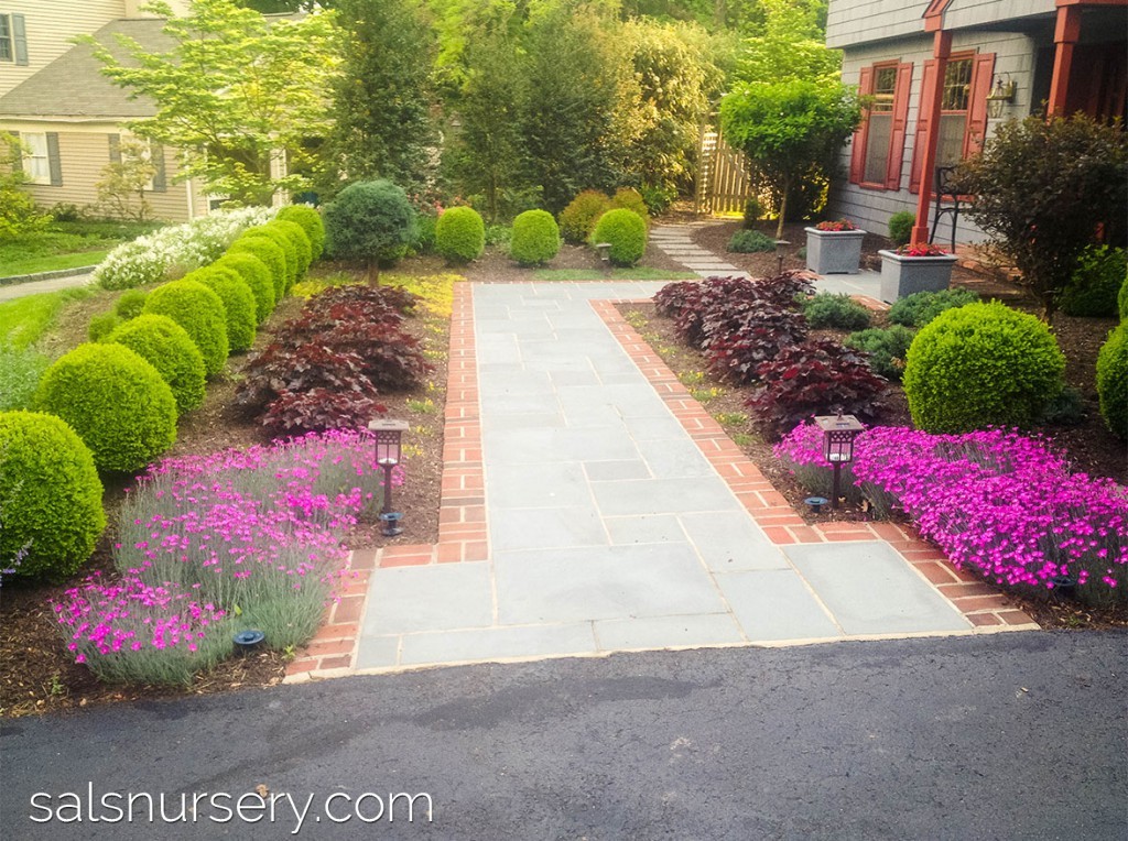 Brick Pavers and Stone Front Walkway