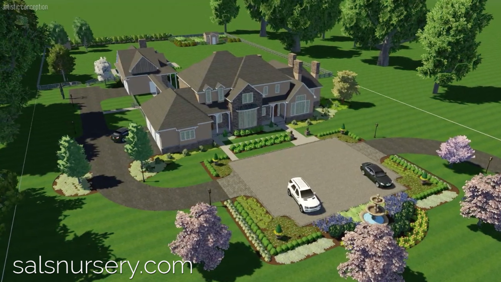 Still from a 3D Landscaping Visualization animation